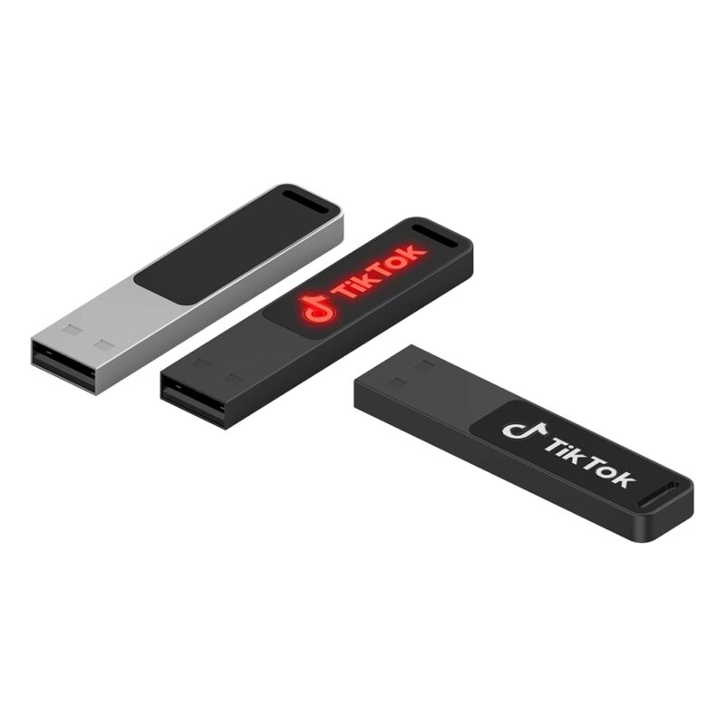 8615 - Metal Işıklı USB Bellek