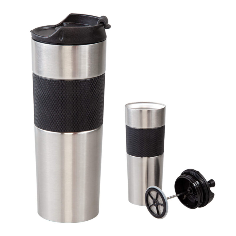 6104 - French Press Çelik Termos - 450 ML - Görsel 4