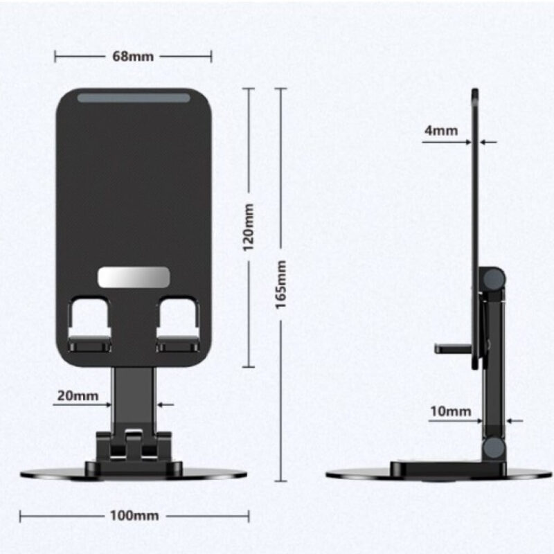 8518 - Katlanabilir Telefon Tablet Tutucu Stand - Görsel 2