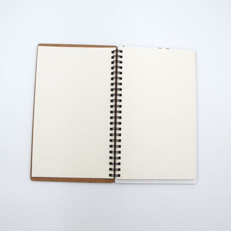 2416 - Ahşap Kapaklı Defter 13 x 21 cm - Görsel 2