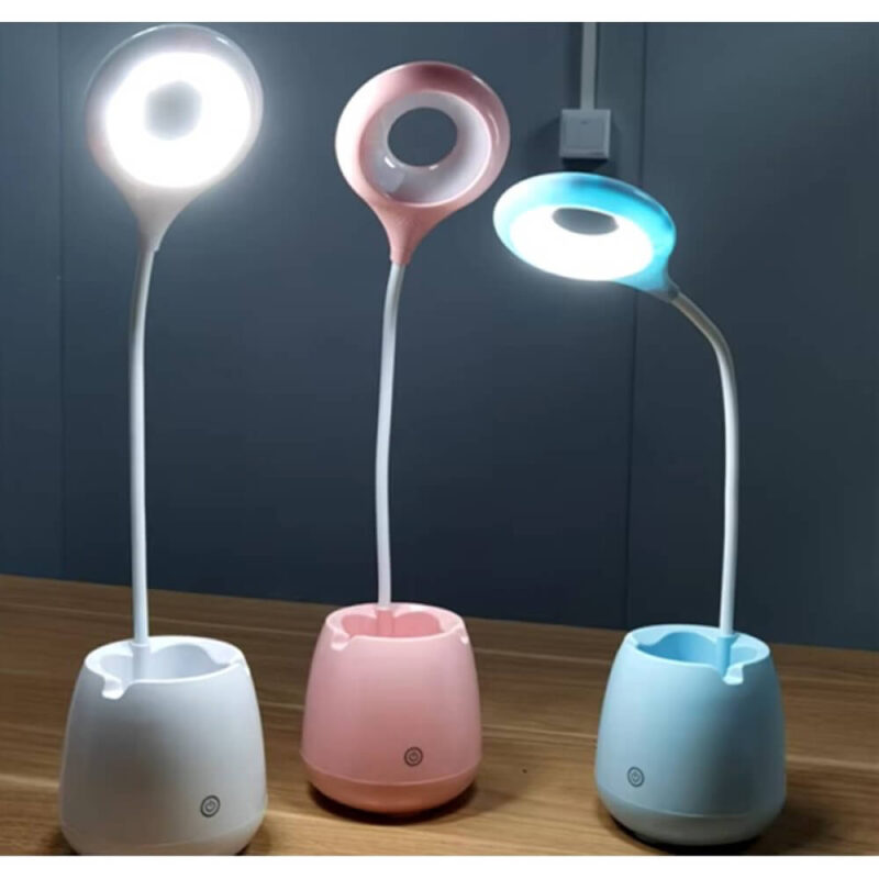 8261 - Halka LED USB Şarjlı Masa Lambası