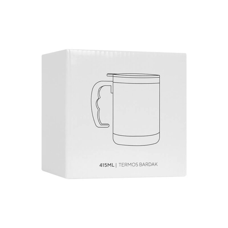 6117 - Paslanmaz Çelik Kupa 330 ml - Görsel 3